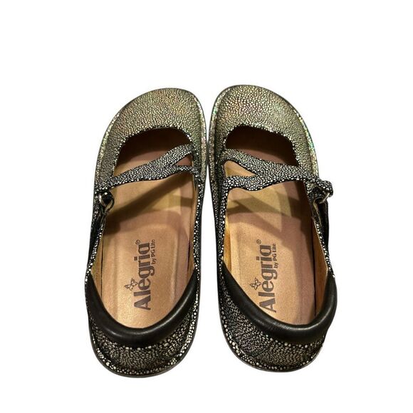 Alegria Shoes Womens 37 Dayna Spring Dottie Iridescent Mary Jane Day 248 - Picture 5 of 7